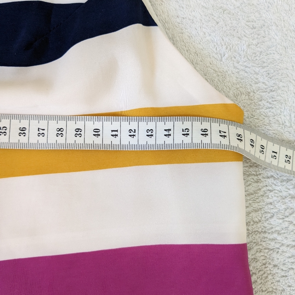 Bec & Bridge Striped sleeveless Shift Dress 12 - Picture 4 of 8